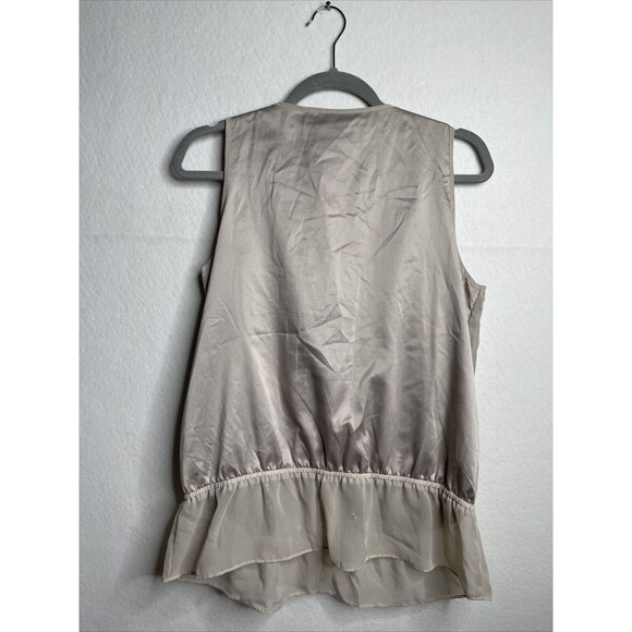 Apt 9 Women Sheer Fabric Gold Sequins Sinched in Elastic Waist Size Large - Picture 9 of 12